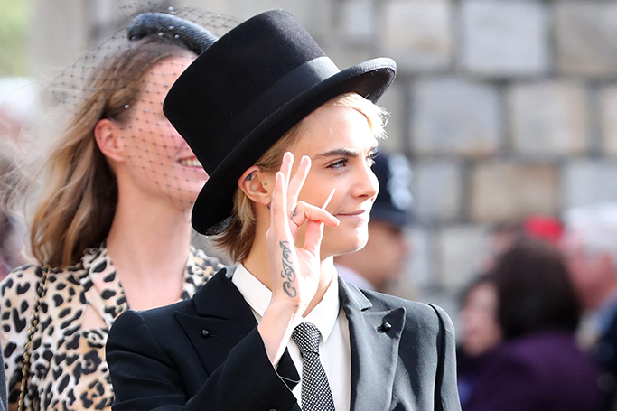 Cara Delevingne's Controversial Royal Wedding Attire | ewmoda