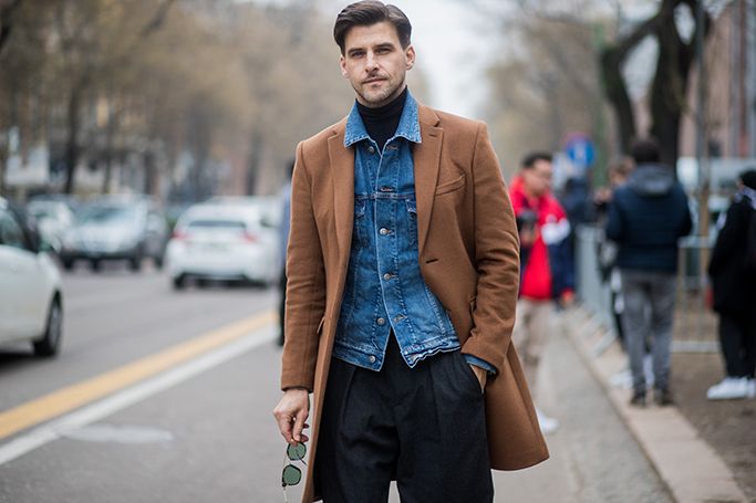 Street style looks from Men's fashion week 2018 