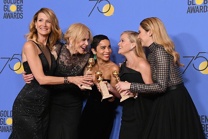 Black gowns take over the Golden Globes red carpet 