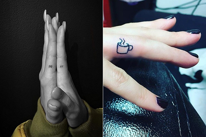 15 Tiny Finger Tattoos 