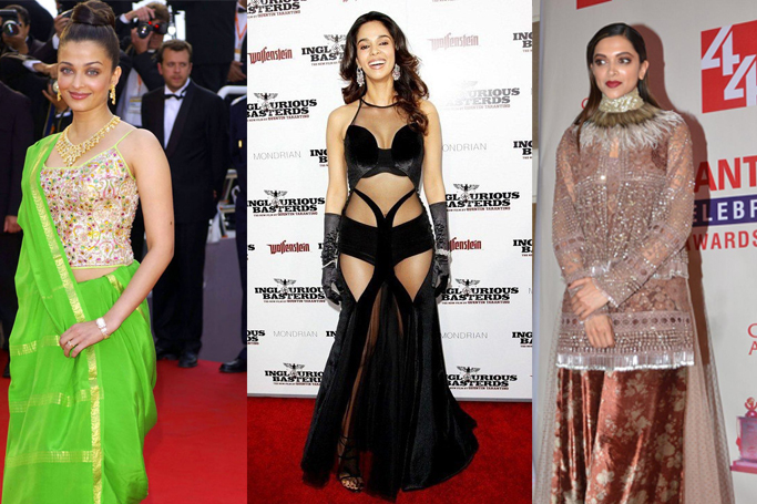 bollywood red carpet dresses