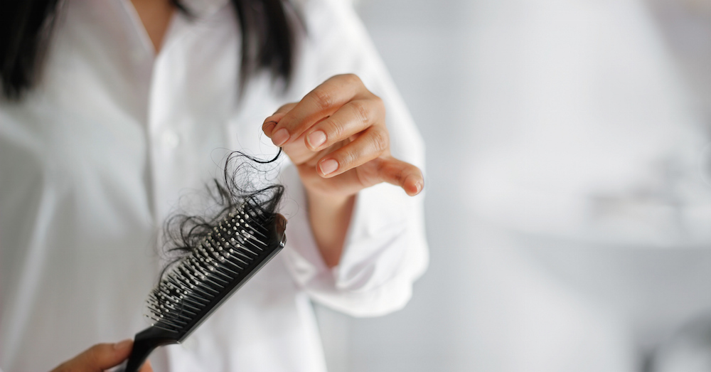 Hair loss can be caused by a number of factors 