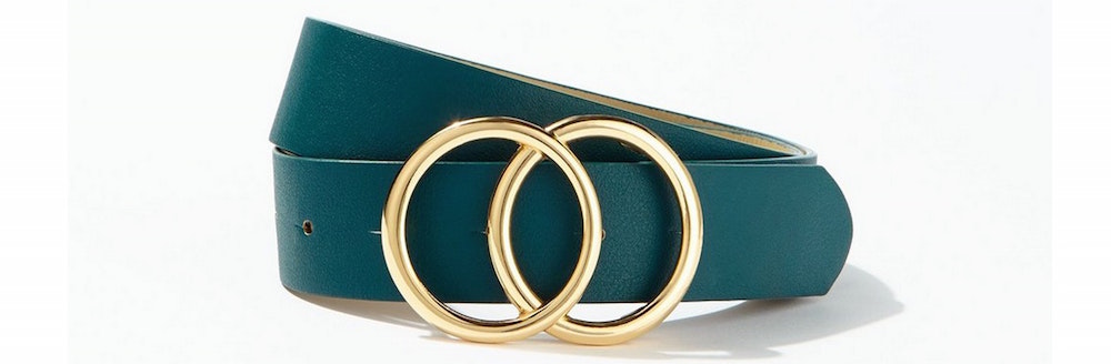 Miss Selfridge Green Circle Jeans Belt Miss Selfridge Green Circle Jeans Belt