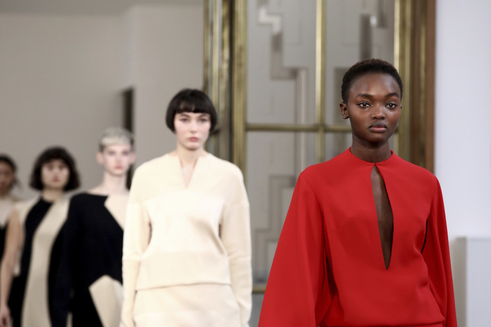 Models on the catwalk at Jasper Conran Autumn/Winter 2019 Models on the catwalk at Jasper Conran Autumn/Winter 2019