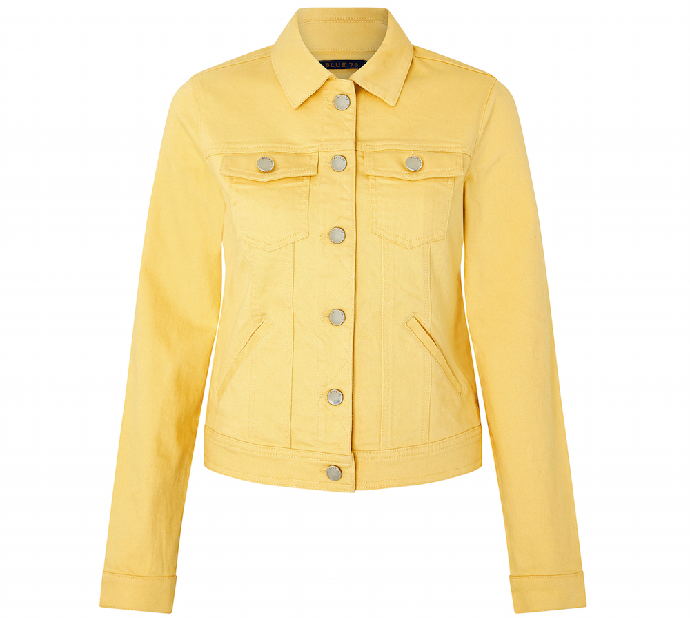 Monsoon Adrianna Yellow Denim Jacket