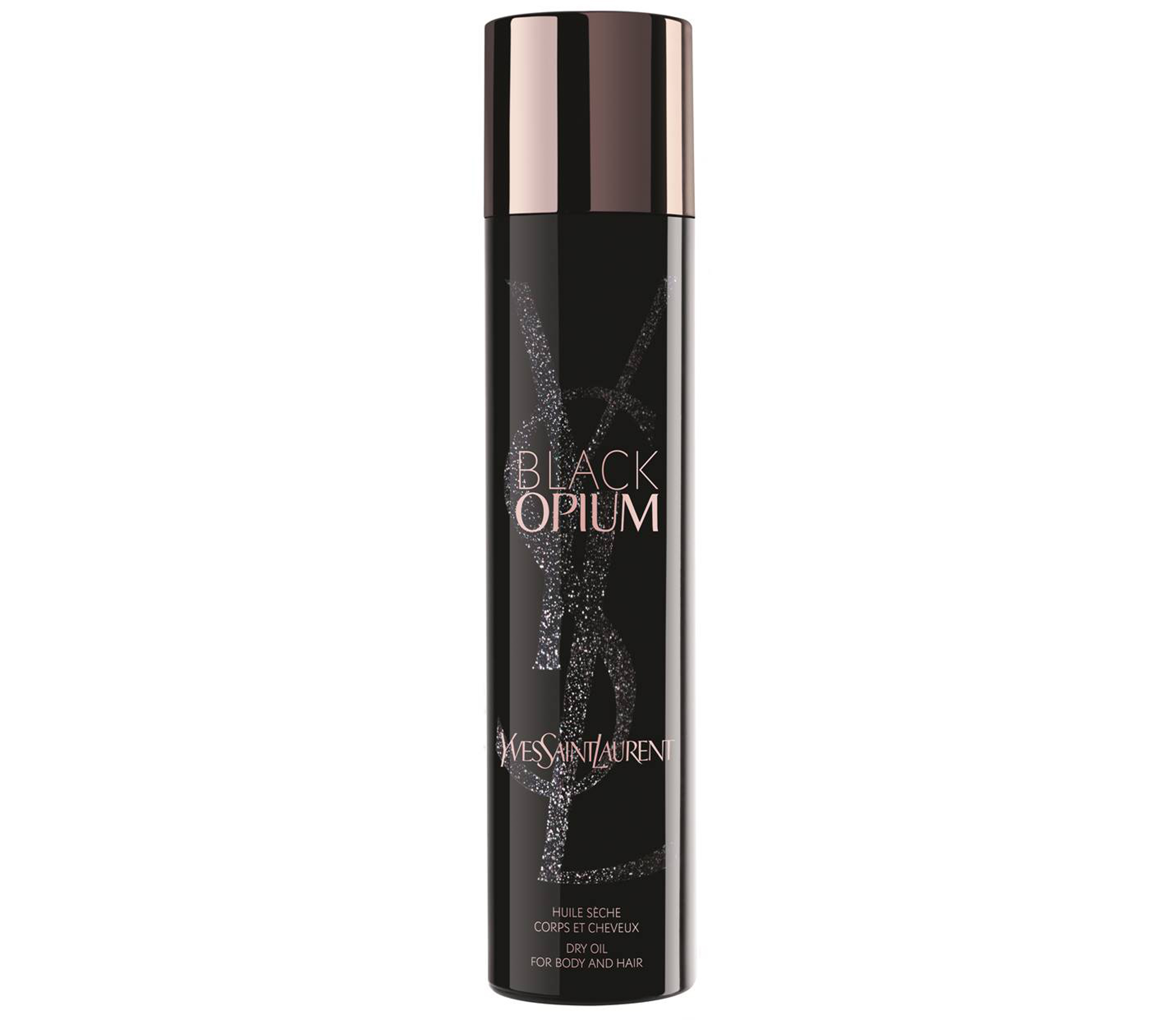 YSL Black Opium Hair & Body Dry Oil, £40/AED177.99, The Perfume Shop