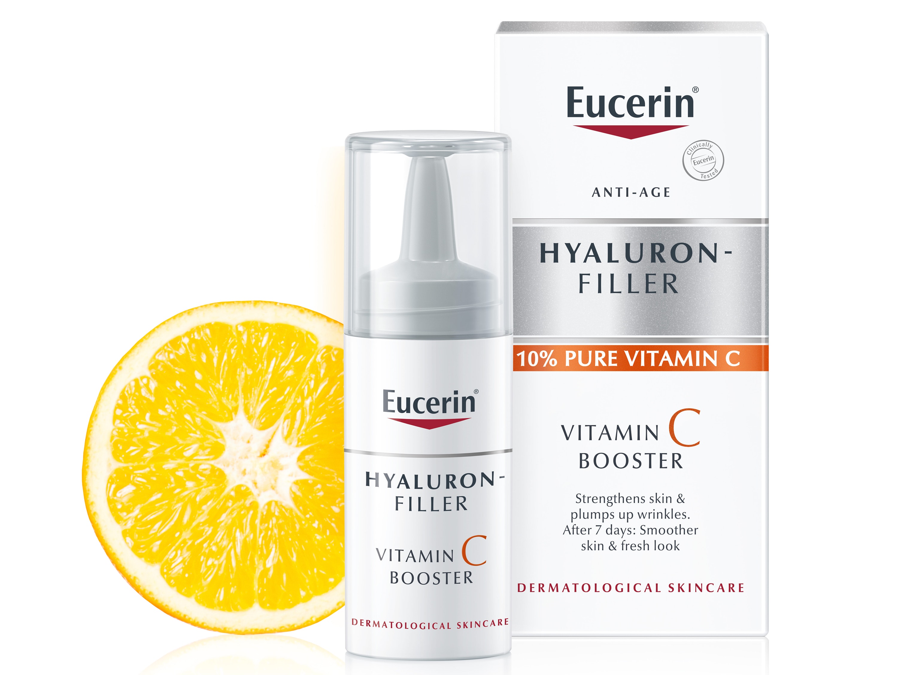Eucerin Hyaluron- Filler Vitamin C Booster 3x8ml, AED102.09