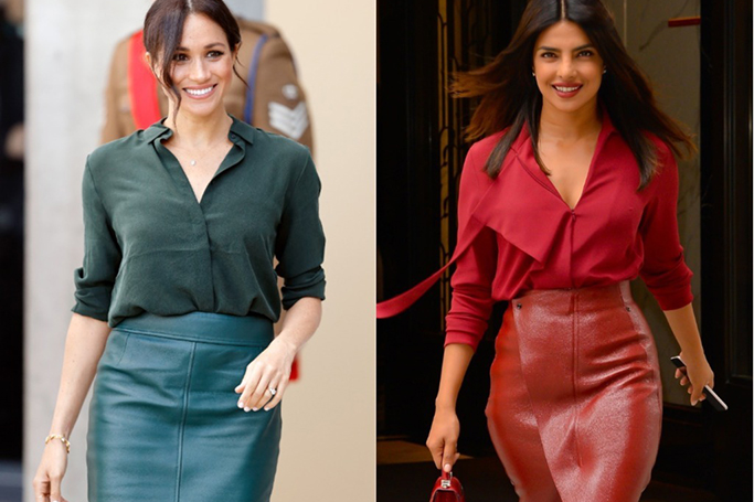 Priyanka Chopra Channels Meghan Markle's Monochrome Look 