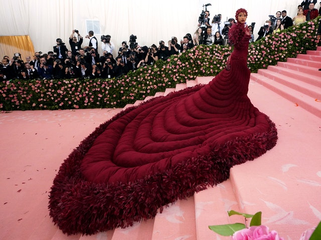 Feathers were the ultimate look at the Met Gala