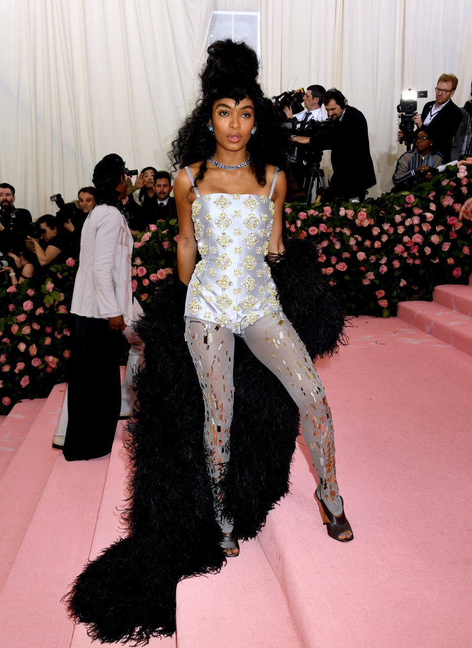 Feathers were the ultimate look at the Met Gala