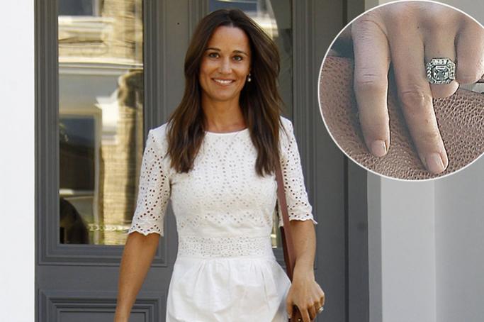Check Out Pippa Middleton's Diamond Ring Worth $325,000