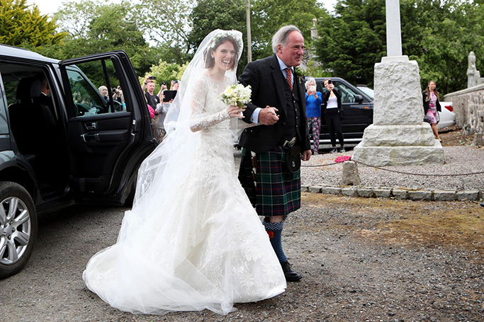 Busra Yavuz Elie Saab Wedding Dress