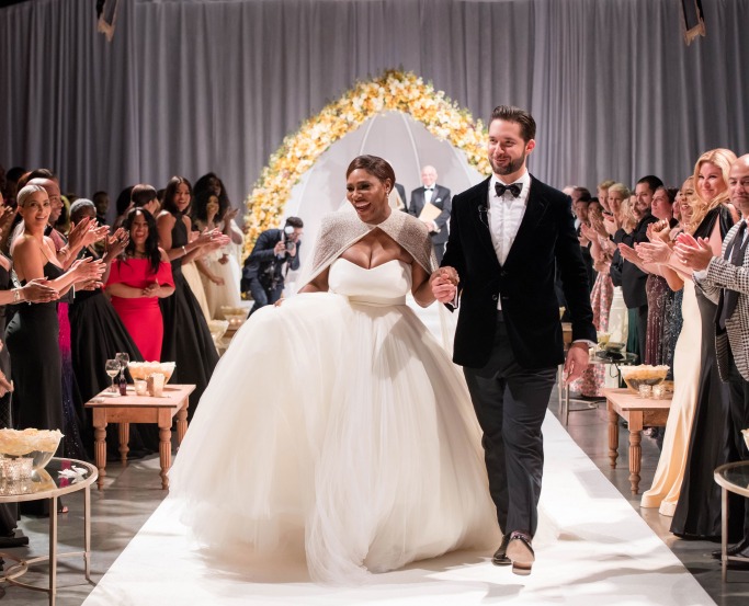 Serena Williams wed Alexis Ohanian The wedding of Serena Williams and Alexis Ohanian