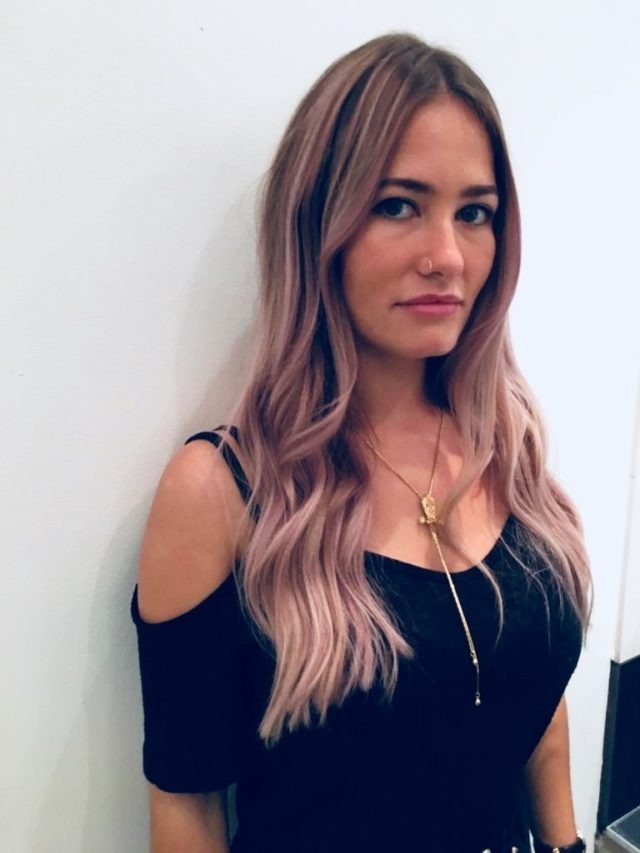 Coloured balayage