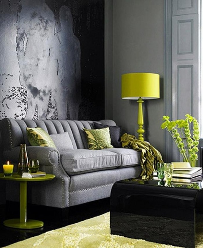 Grey and Chartreuse Grey and Chartreuse
