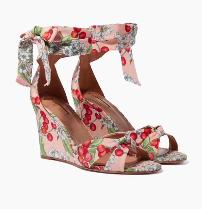 Aquazzura Cherry Blossom Wedge Aquazzura Cherry Blossom Wedge