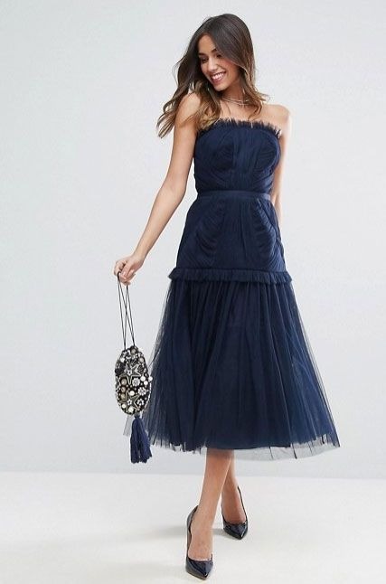 Winter blues What do guests wear at a winter wedding?