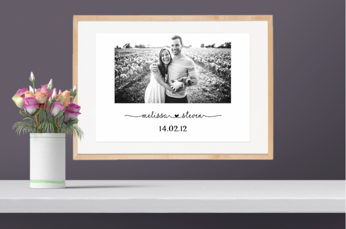 Personalised Valentine's Day Photo Print