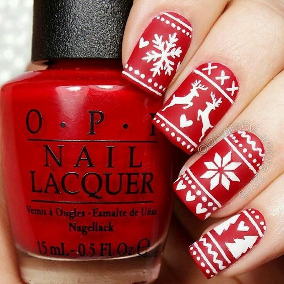 Festive Nail Art For The Christmas Holidays 