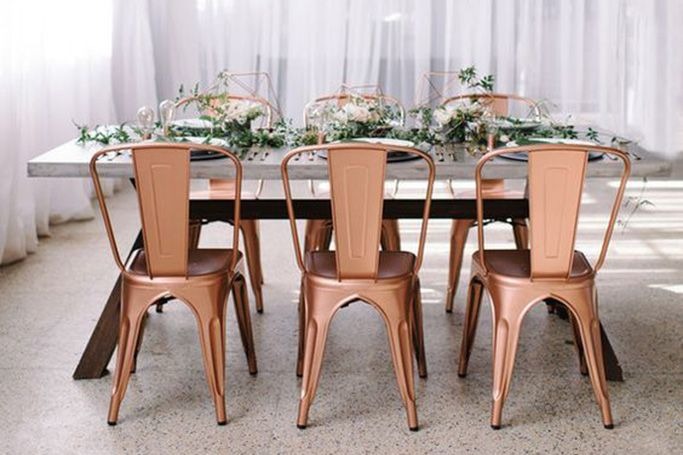 Copper in your wedding 2018 Wedding Trends