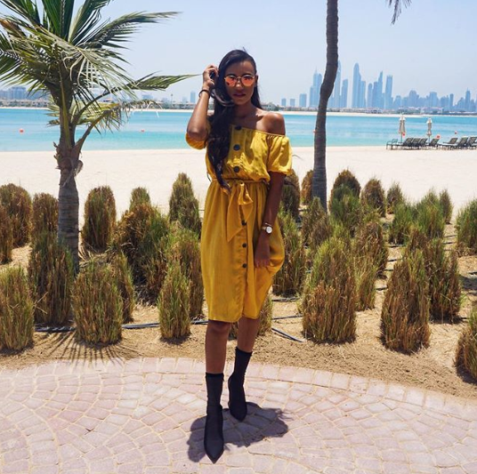 @annabell_newman Dubai's Best Dressed: Yellow summer street style 2