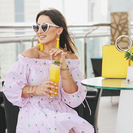 @dinamaimouni Dubai's Best Dressed: Yellow summer street style 15