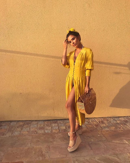 @georginabarnes_x Dubai's Best Dressed: Yellow summer street style 3