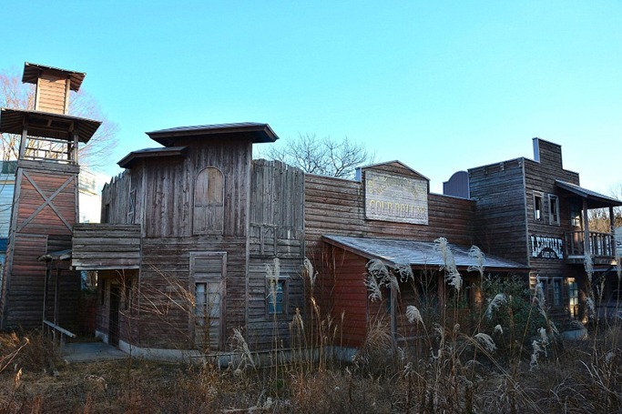 Western Village, an abandoned theme park in Niko, Japan