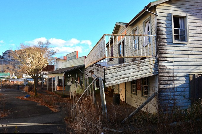 Western Village, an abandoned theme park in Niko, Japan