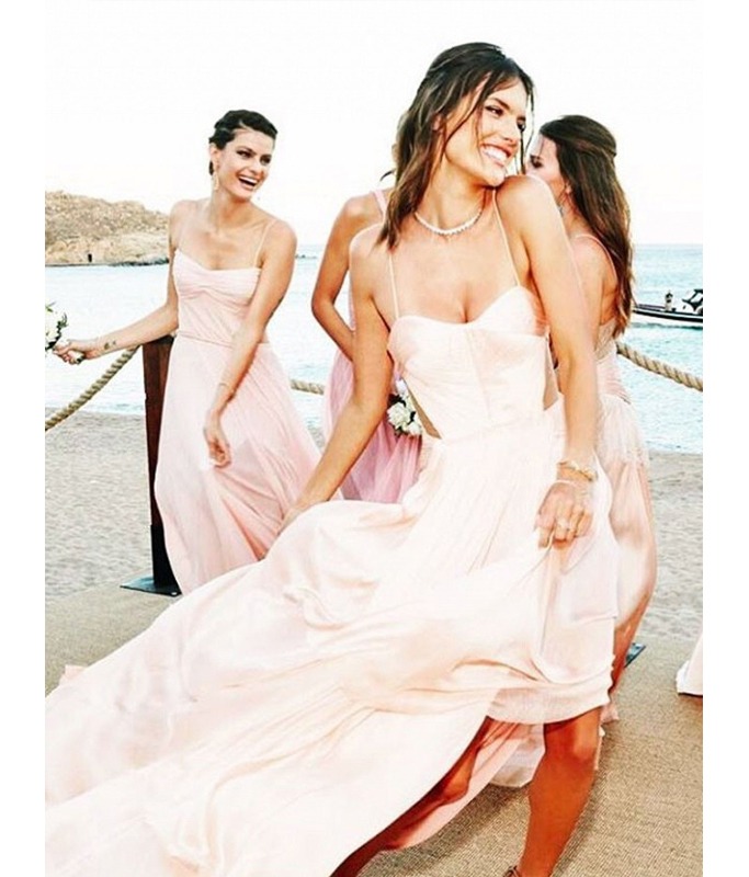  Alessandra Ambrosio birdesmaid dress