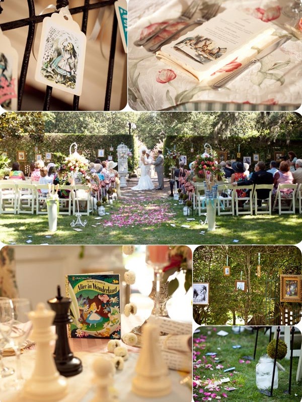 Alice In The Wonderland wedding theme