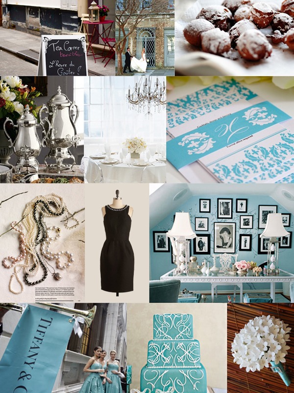 Breakfast At Tiffany's wedding theme Breakfast At Tiffany's wedding theme