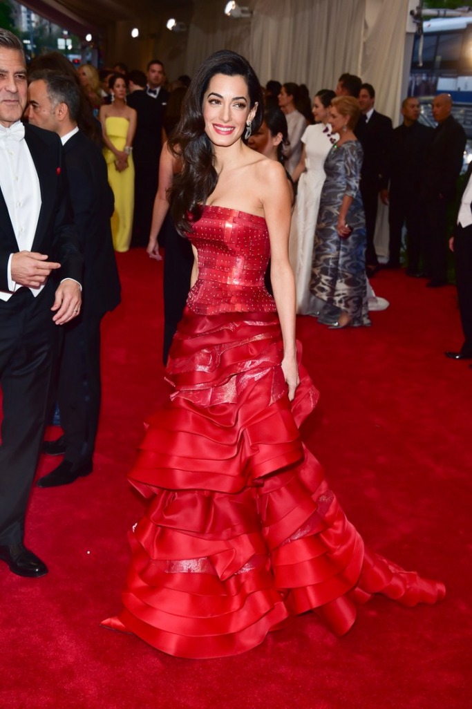 2015 Amal Clooney in John Galliano