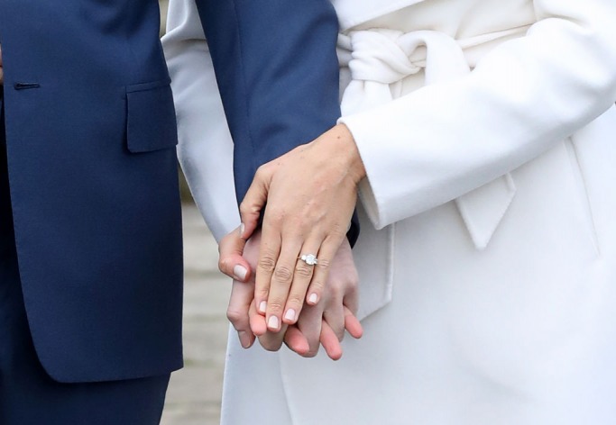 Meghan Markle Engagement Ring from Prince Harry