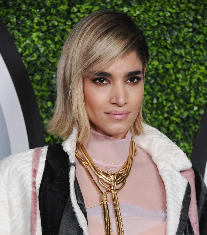 Sofia Boutella blonde Celebrity hair transformations 2017