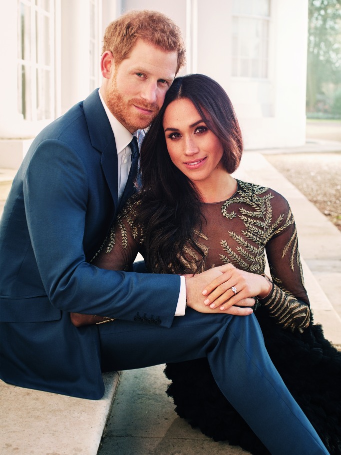 Engaged Prince Harry and Meghan Markle 
