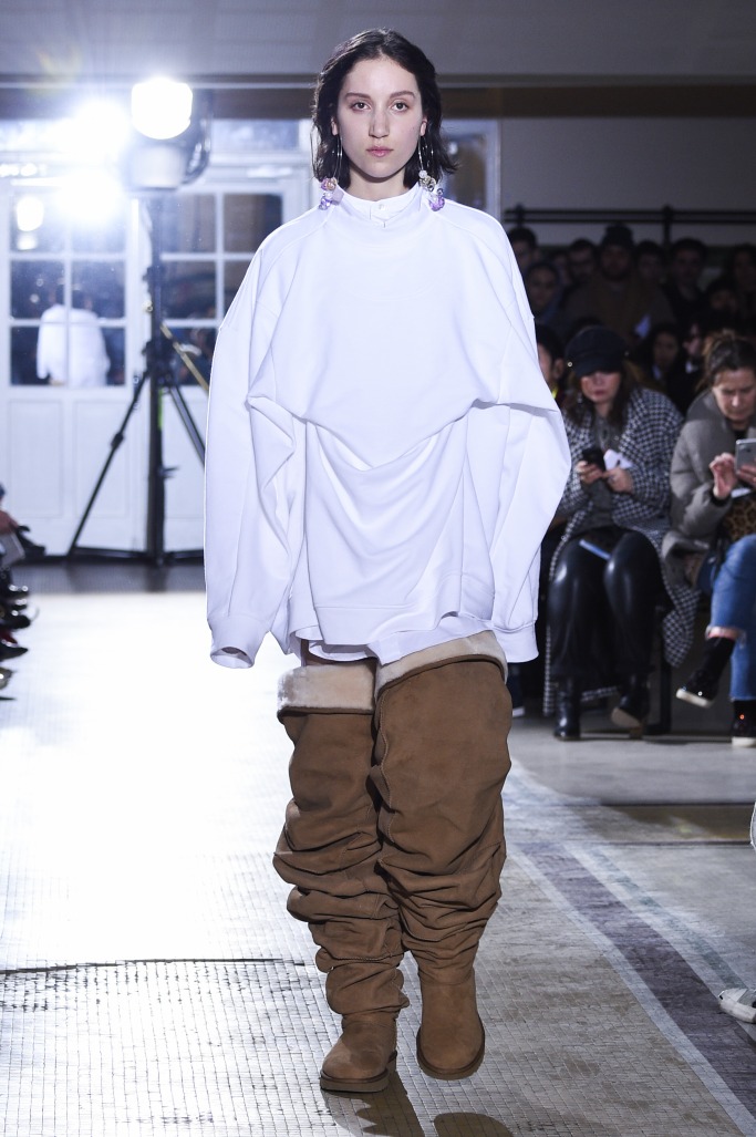 UGG collaboration with Y/Project on the runway UGG collaboration with Y/Project