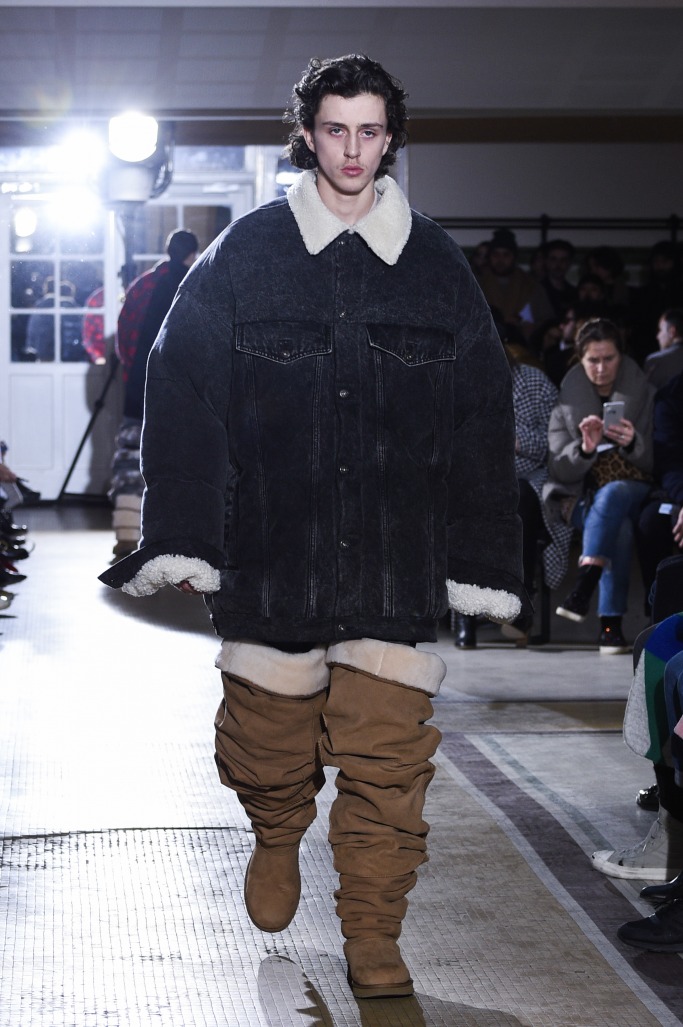 UGG collaboration with Y/Project on the runway UGG collaboration with Y/Project