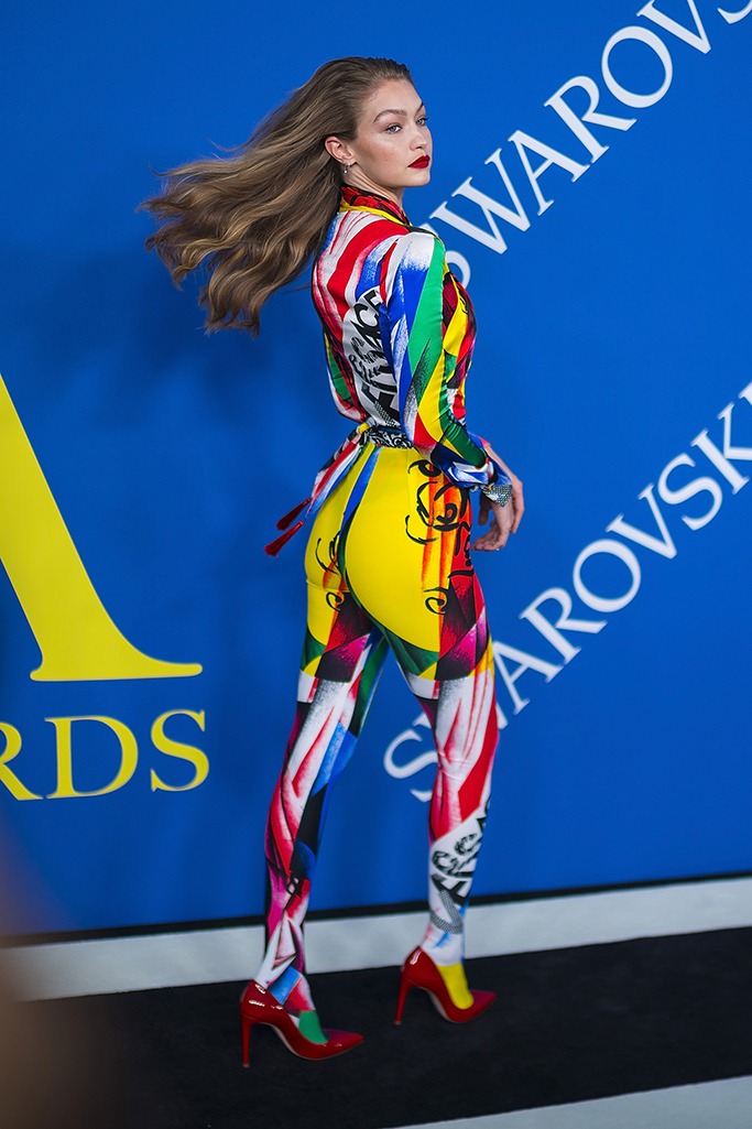 Gigi Hadid's Versace Jumpsuit Gigi Hadid's Versace Jumpsuit