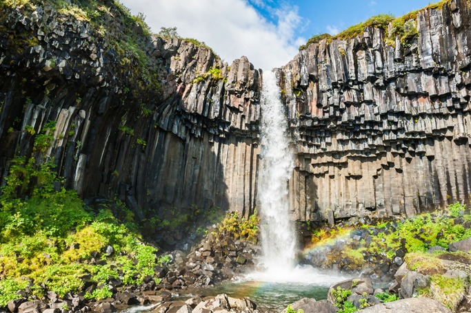 Svartifoss Waterfall