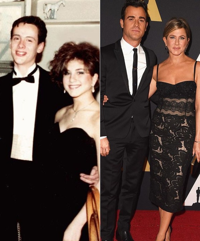 image credit: Pinterest Jennifer Aniston prom dress