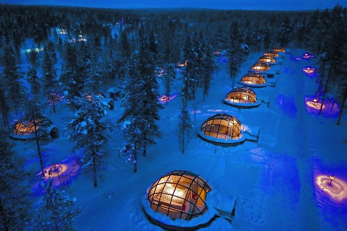 Kakslauttanen Hotel, Saariselkä, Finland Kakslauttanen Hotel, Saariselkä, Finland