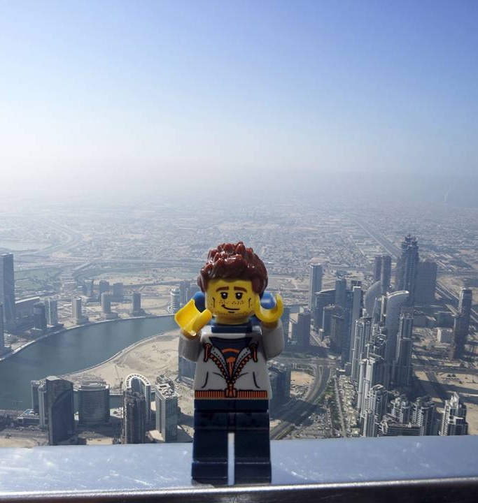 image credit:thelegobackpacker/Instagram Lego Backpacker