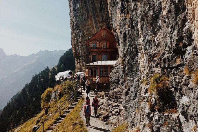 Mountain Guest House - Berggasthaus Aescher, Switzerland Mountain Guest House - Berggasthaus Aescher, Switzerland
