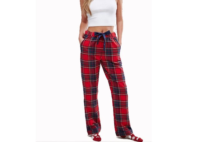 New Look Christmas Tartan Check Pyjama Bottom