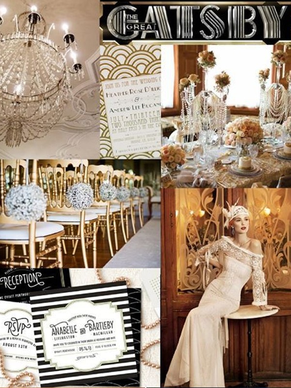 The Great Gatsby wedding theme The Great Gatsby wedding theme