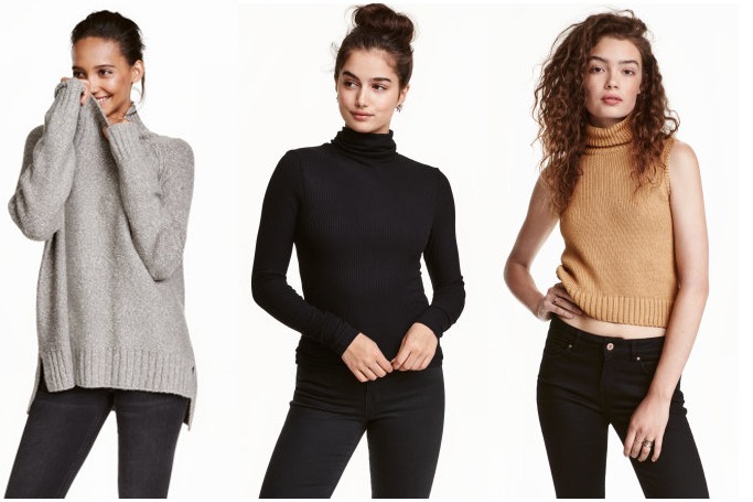 H&M Knit Turtleneck Sweater/Ribbed Turtleneck Top/Sleeveless Turtleneck Sweater available at hm.com (image credit: hm.com)