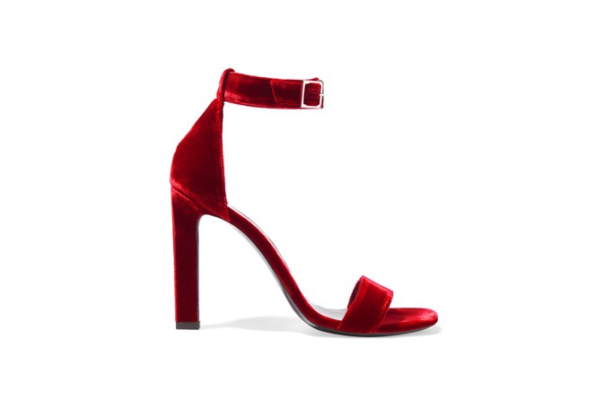 SAINT LAURENT Grace velvet sandals at net-a-porter.com (image credit: net-a-porter.com)