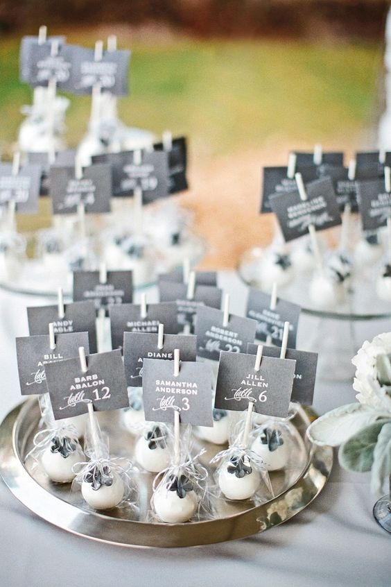 creative place cards wedding trends 2018