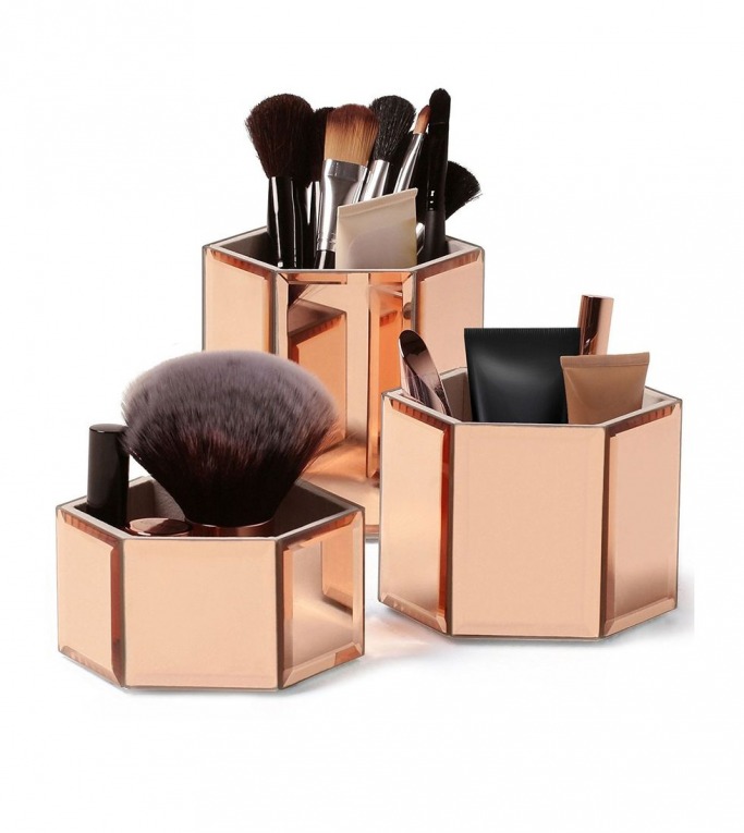 Beautify Hexagon Storage Pots Last Minute Christmas Gifts For Beauty Lovers